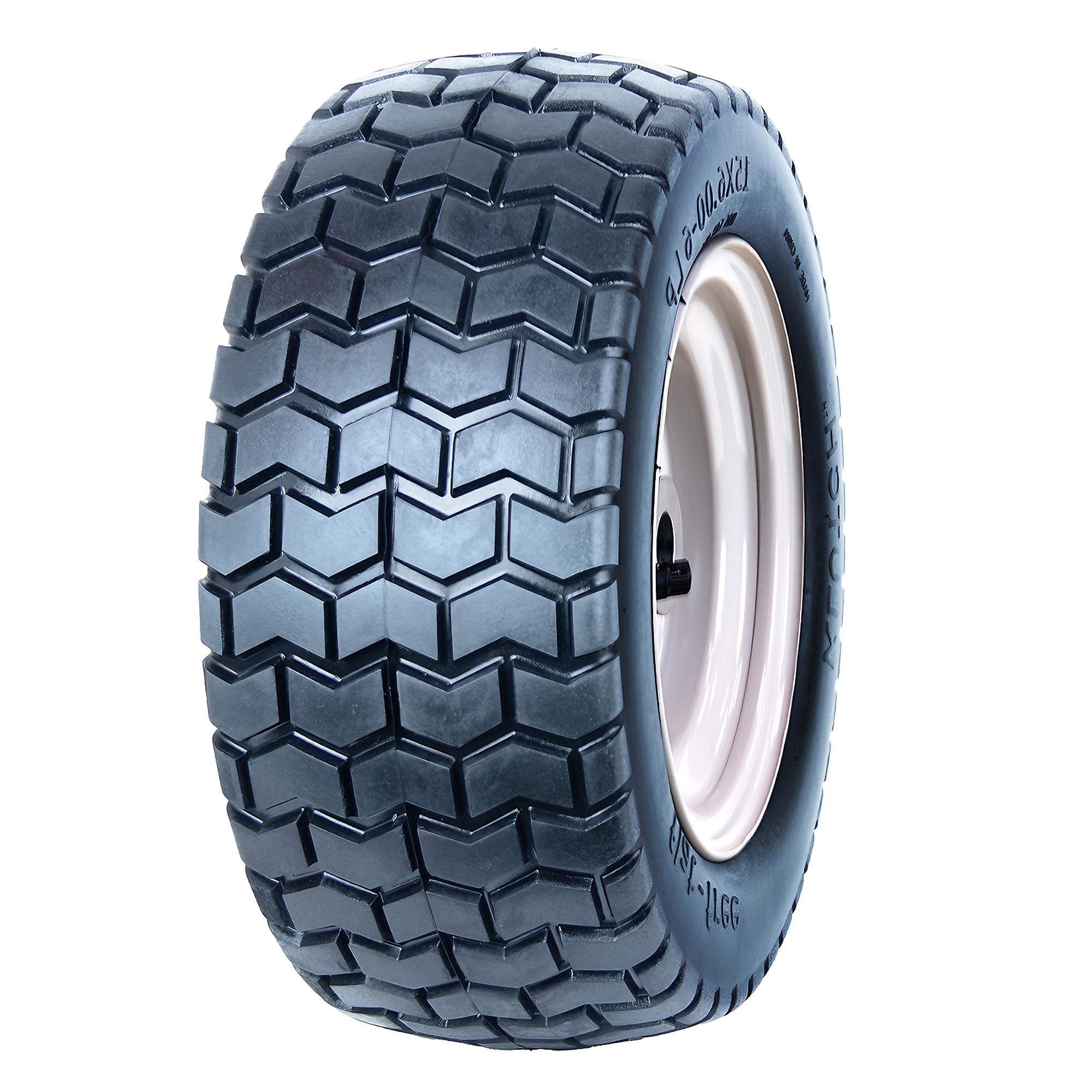 HI-RUN, Lawn Garden Tire Assembly, SU12 Turf II, 3/4in.ID, Tire Size 15X6.00-6 Load Range Rating A, Model# ASB1088